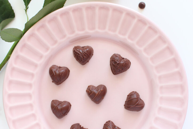 chocolate-hearts-rose